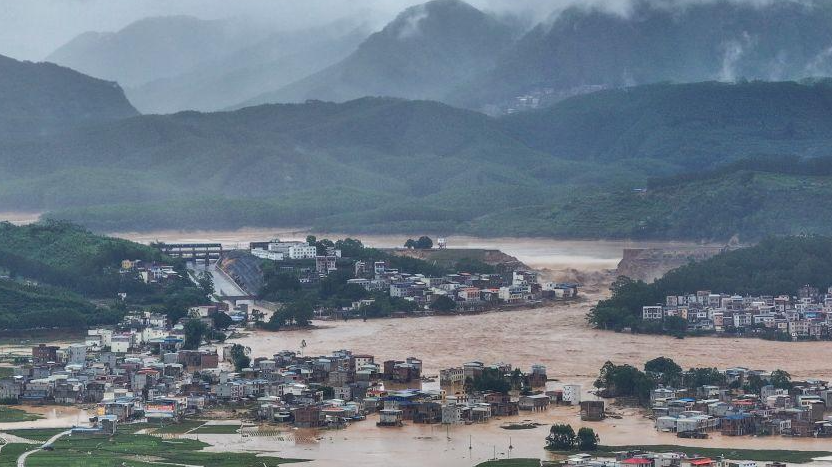 广西南宁多个水库出现险情 当地正组织转移群众
